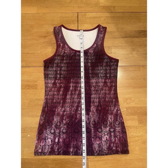 Athleta Tank Size XXSmall Womens Purple  Sleeveless Crew Neck Top‎ - Picture 5 of 7